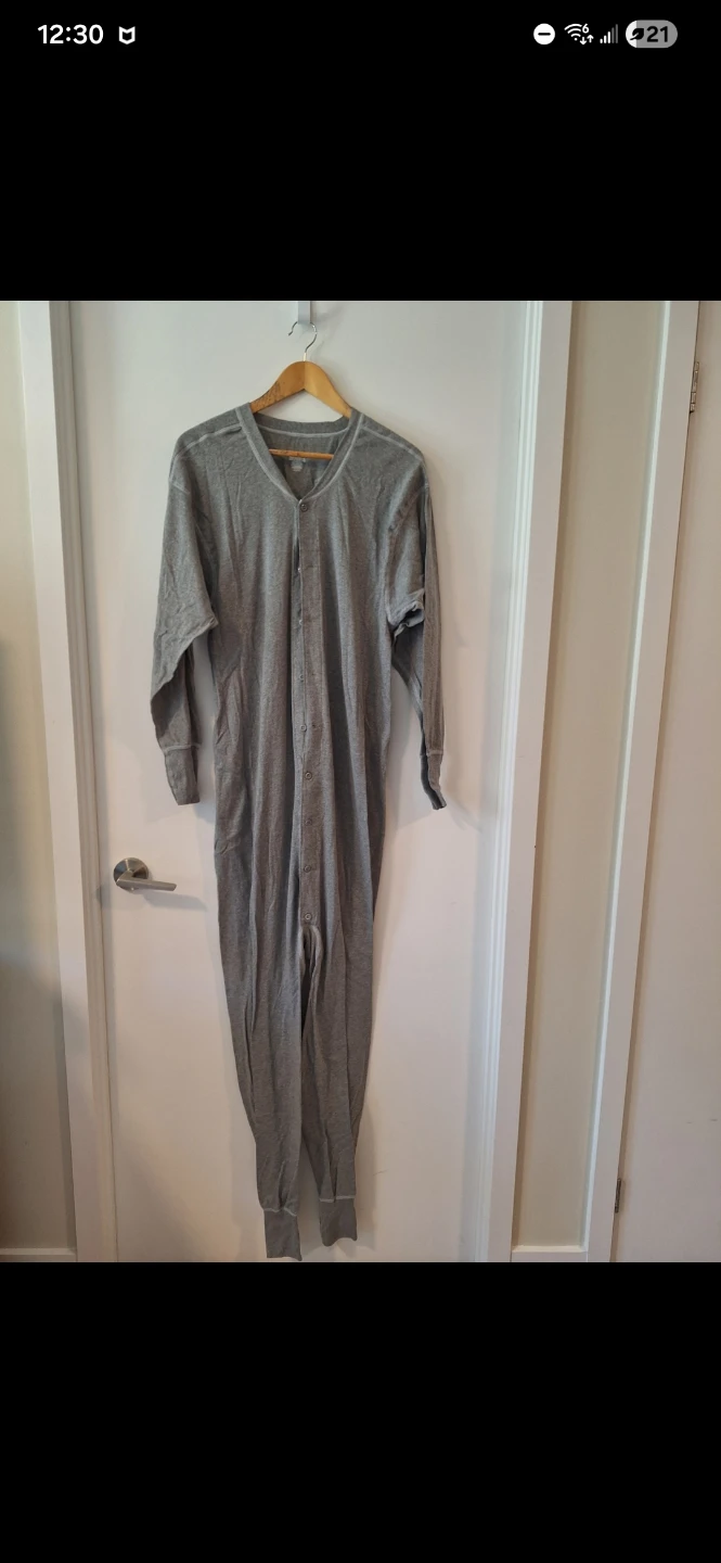 Stanfield's Grey Long Johns Union Suit