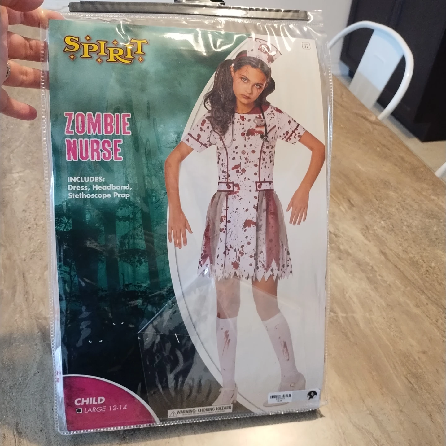 Spirit Zombie Nurse Costume Child Large 12-14