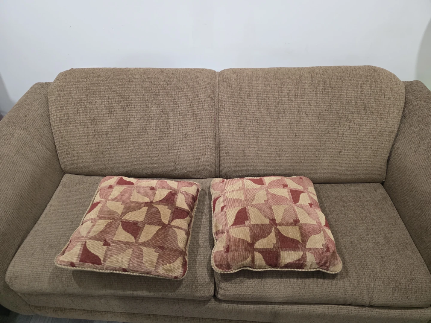 Brown Sofa with Hideaway Bed - photo 4
