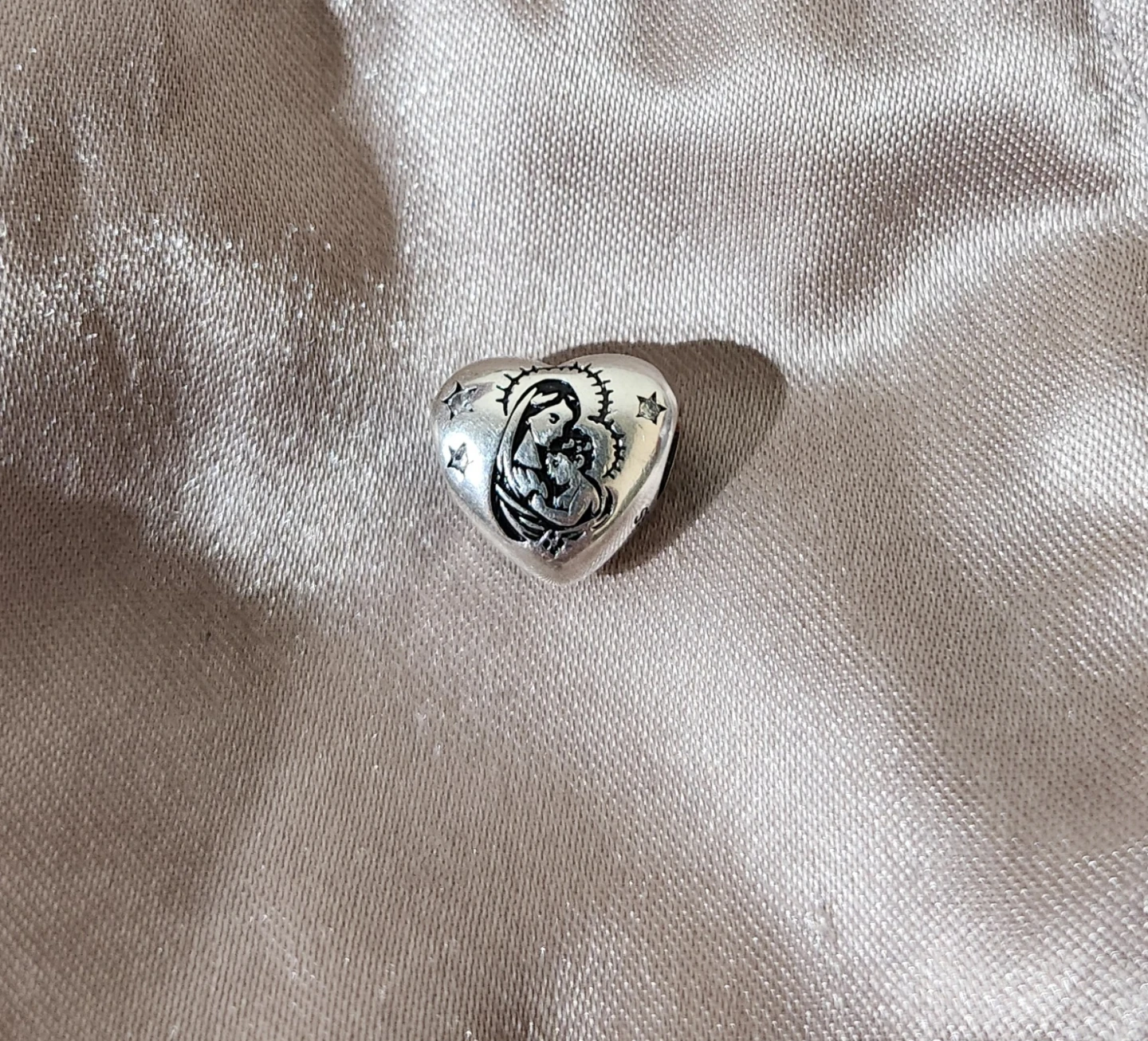 Mom & Child Heart Charm - photo 2