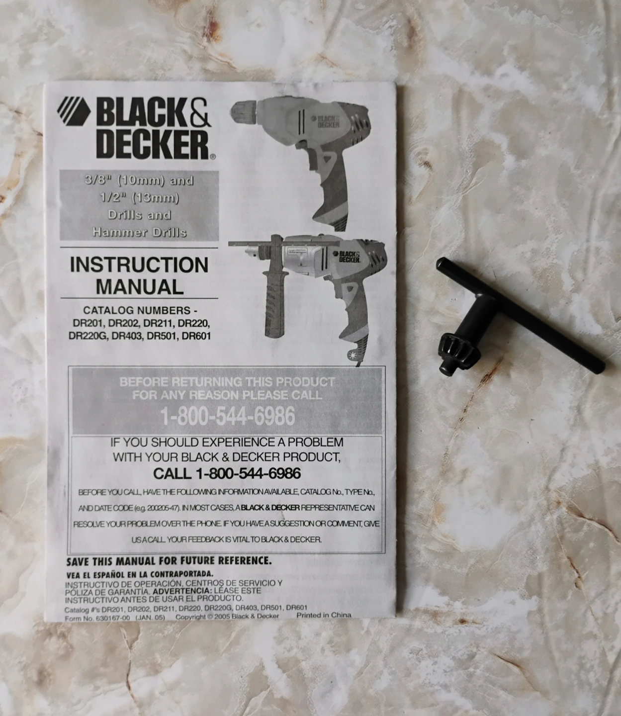 BLACK & DECKER DR501 CORDED 1/2” VSR DRILL / DRIVER - photo 4