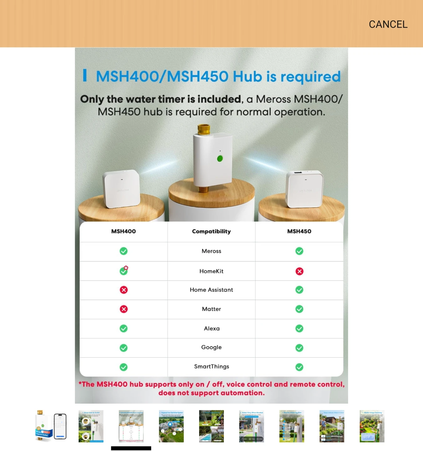 Meross Smart WiFi Water Timer - photo 3