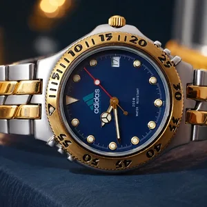 Adidas Watch - Blue Dial, Two-Tone