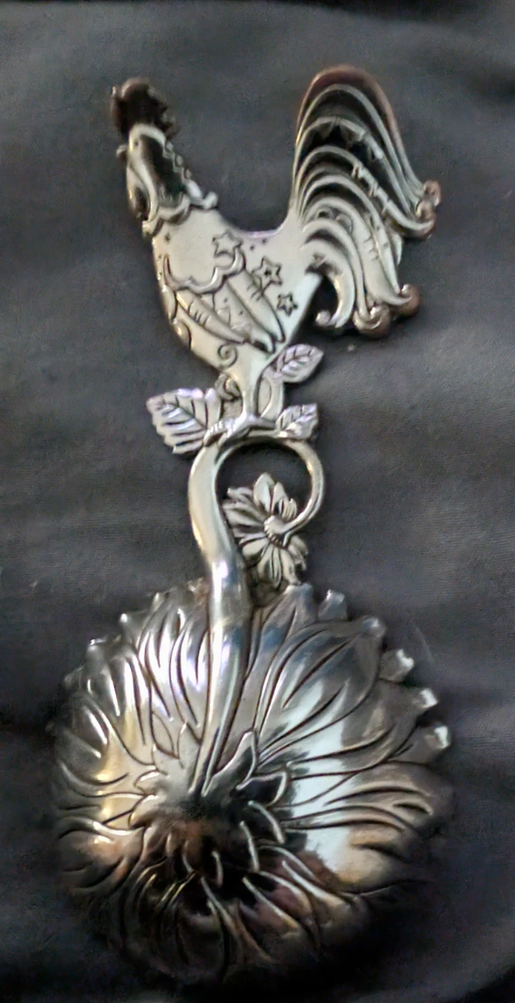 2 Decorative Rooster Rings & 2 Rooster Broches - photo 5