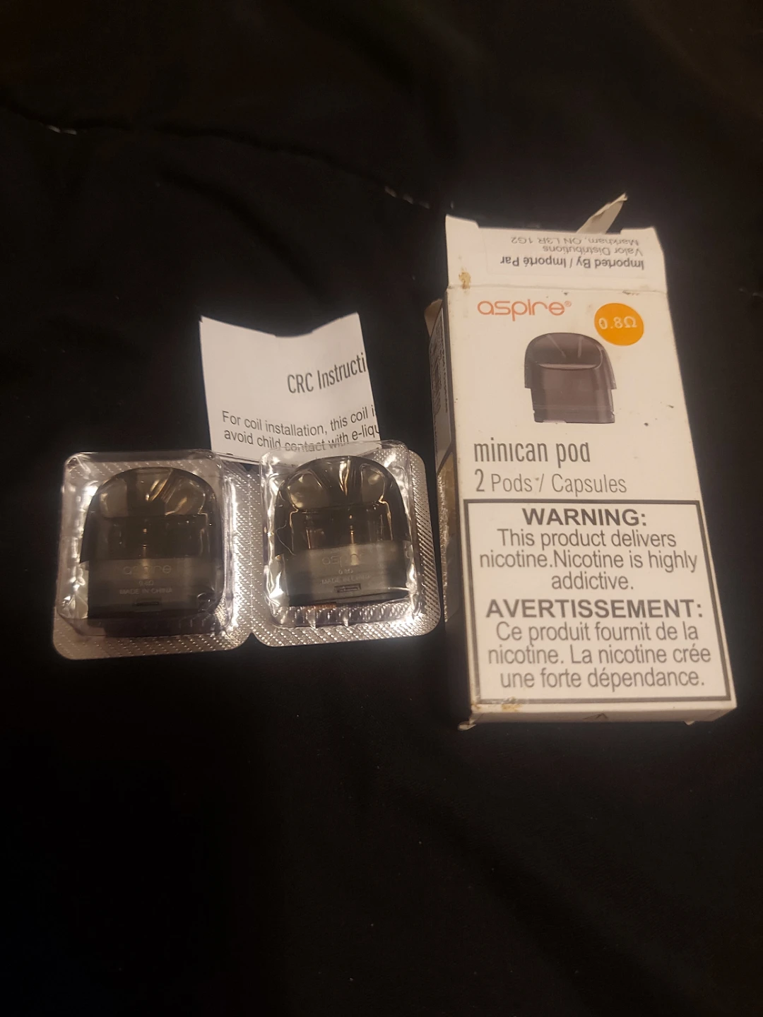 Aspire Minican Pods 0.8 ohm (2 Pack)