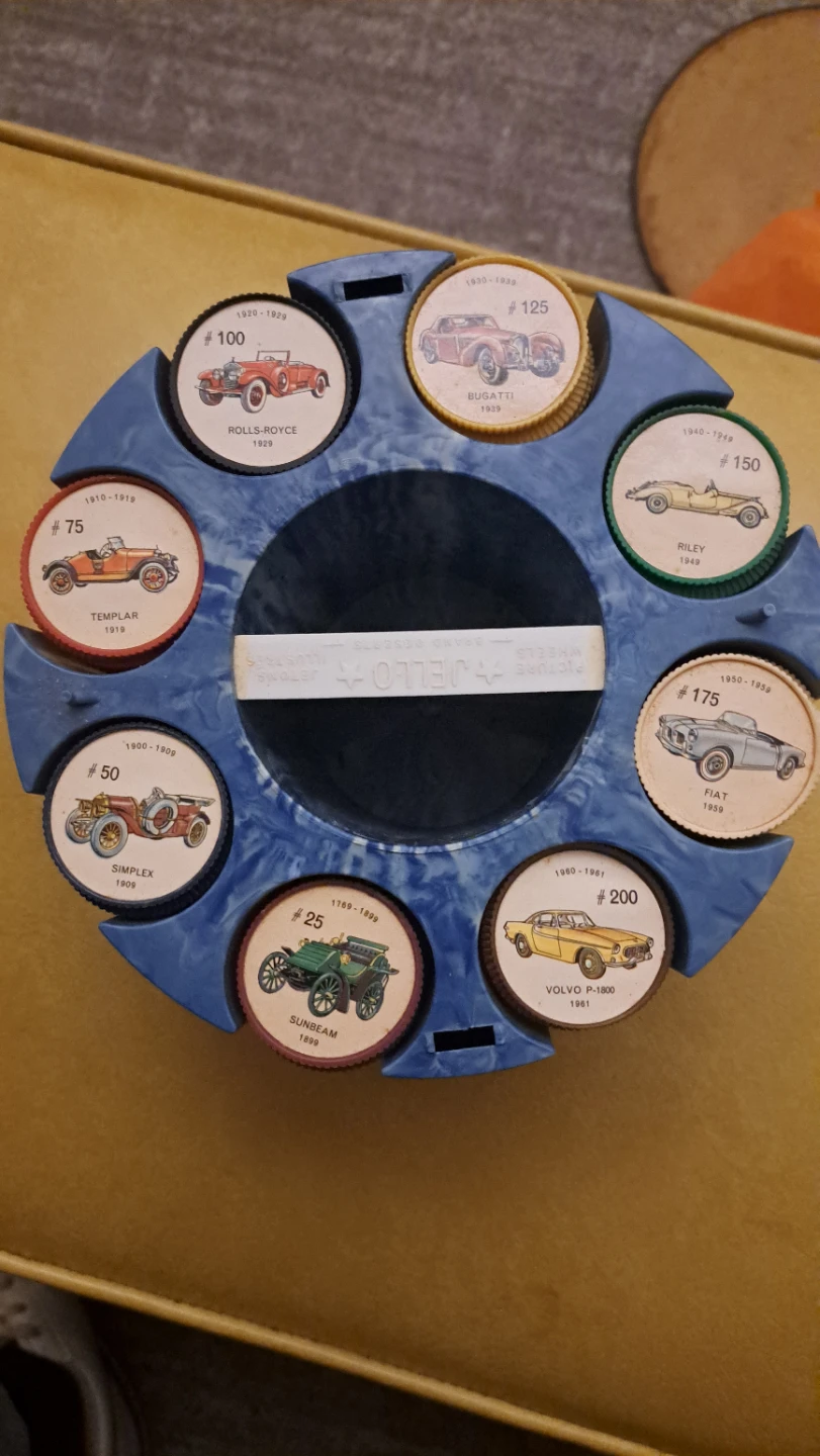Two Vintage Jell-O Coin Carousel set COMPLETE (400 Coins) - photo 5