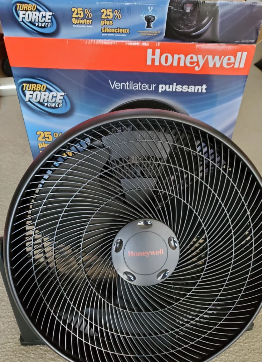 Honeywell Turbo Force Power 18" Floor Fan