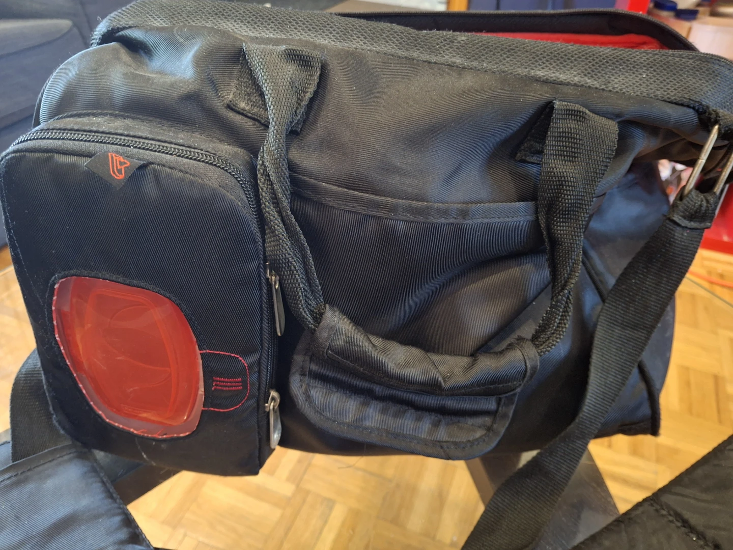 Black Diaper Bag with Changing Pad - photo 2