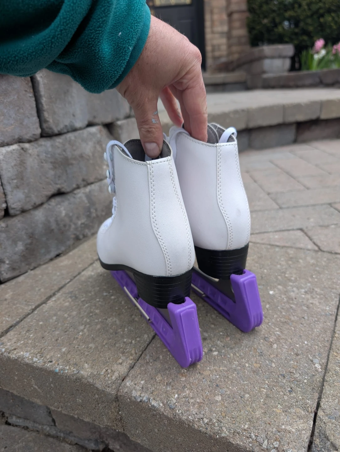 Girls White Figure Skates - size 13 Youth - photo 3