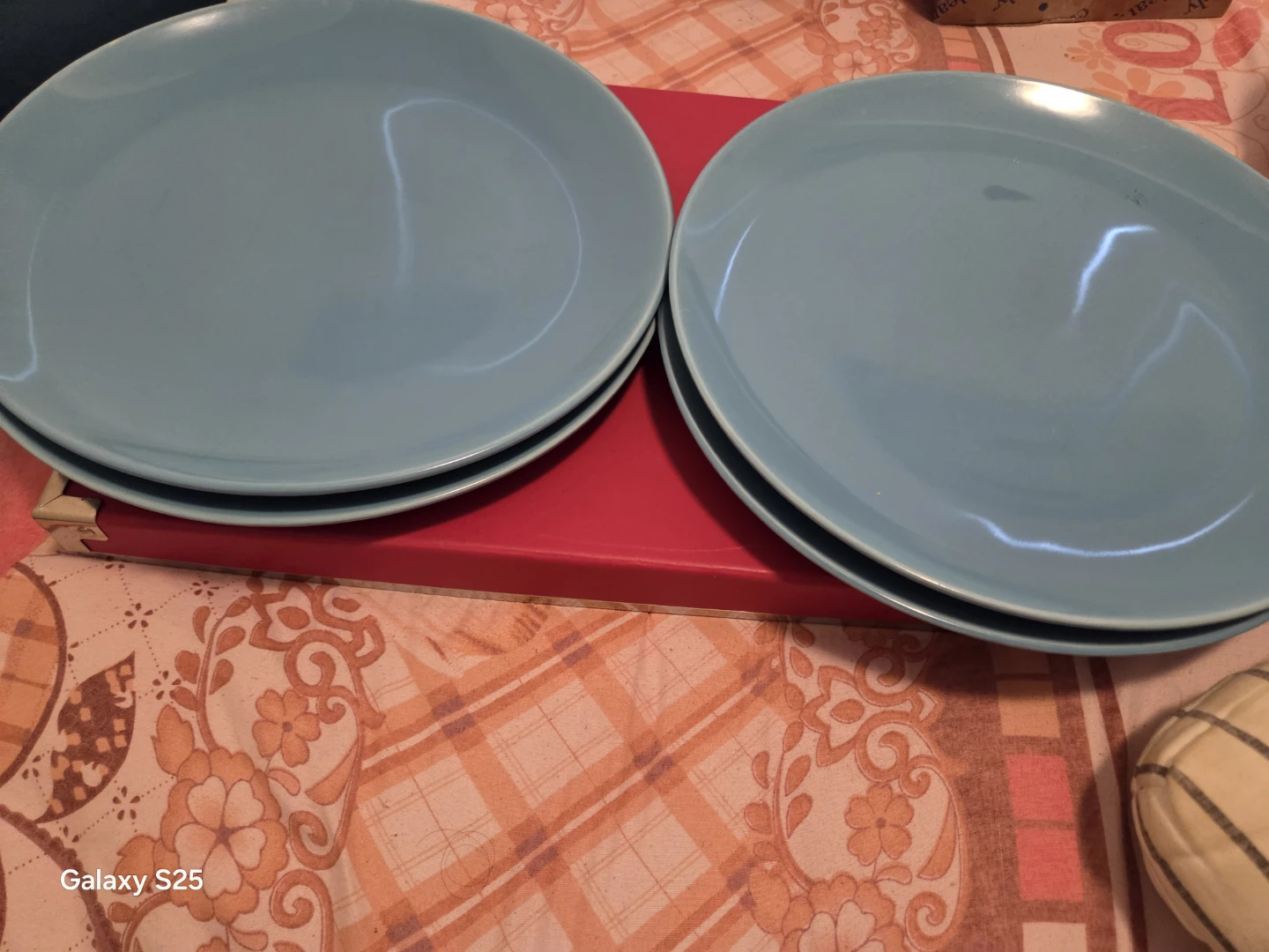 Set of 4 Blue Dinner Plates - photo 2