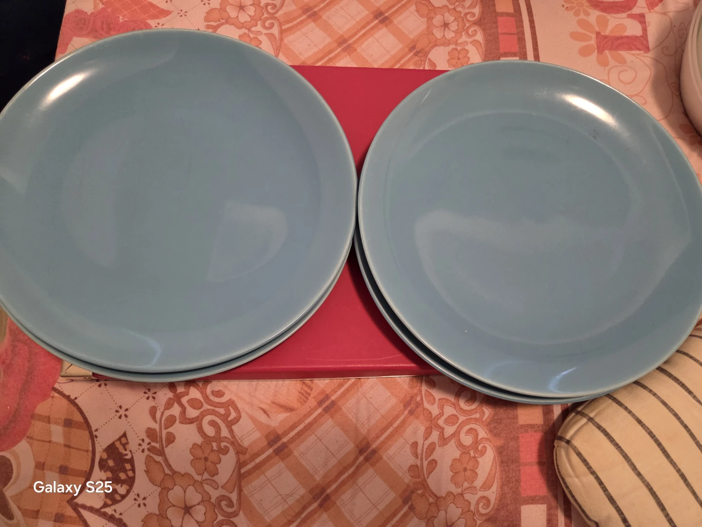 Set of 4 Blue Dinner Plates - photo 3