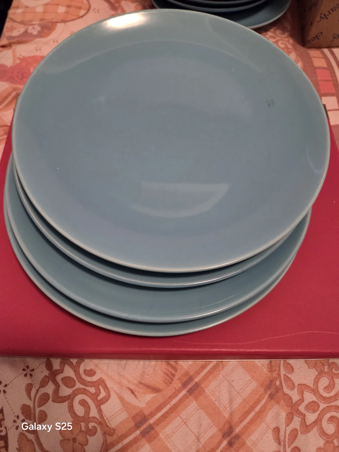 Set of 4 Blue Dinner Plates - photo 4