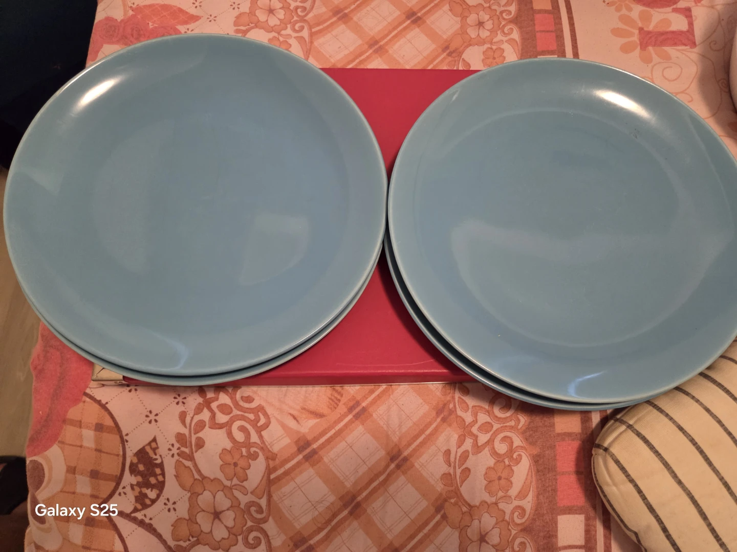 Set of 4 Blue Dinner Plates - photo 5