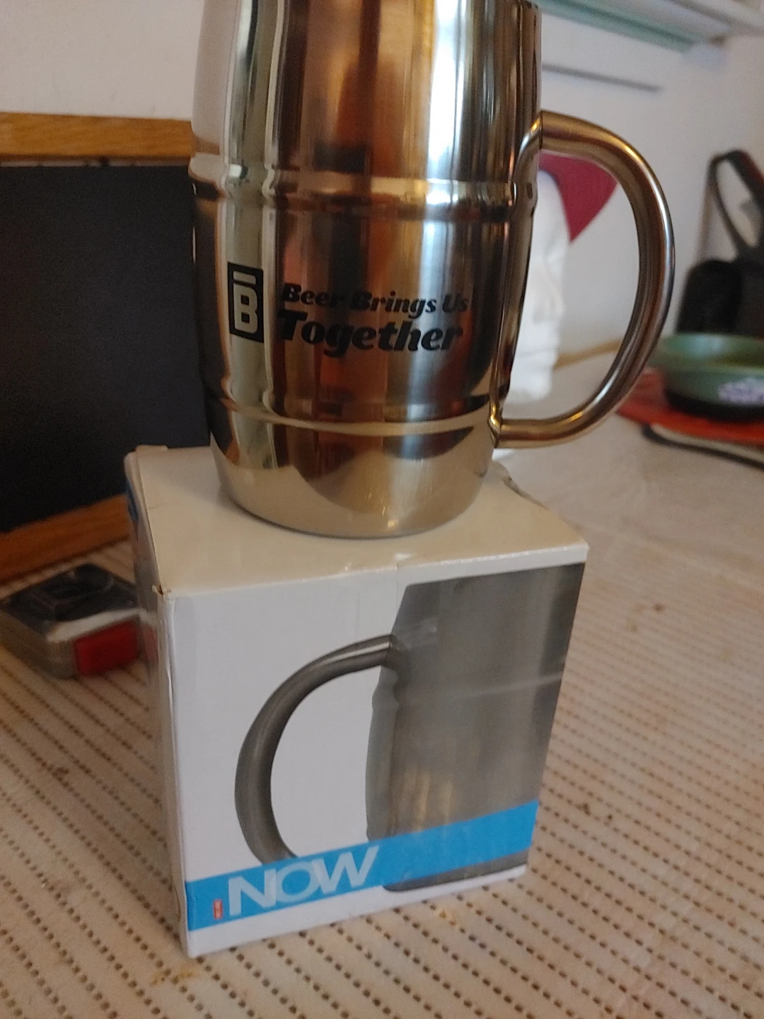 NOW Stainless Steel Barrel Mug