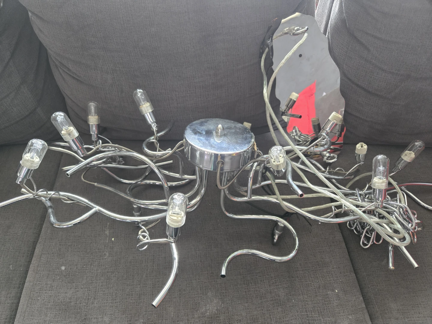 Chrome Chandelier Light Fixture