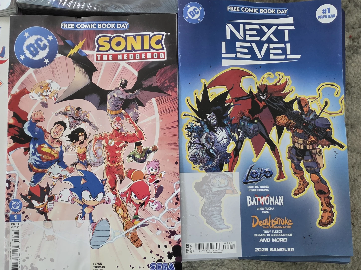 DC Free Comic Book Day Sonic the Hedgehog Next Level