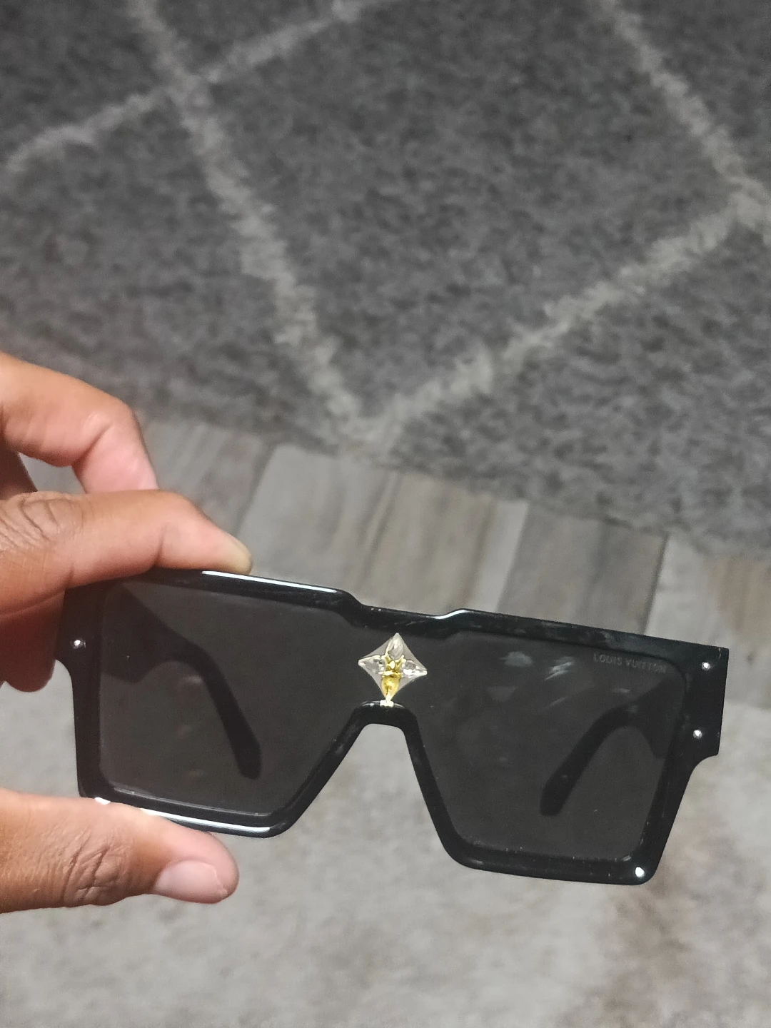 Louis Vuitton Black Square Sunglasses