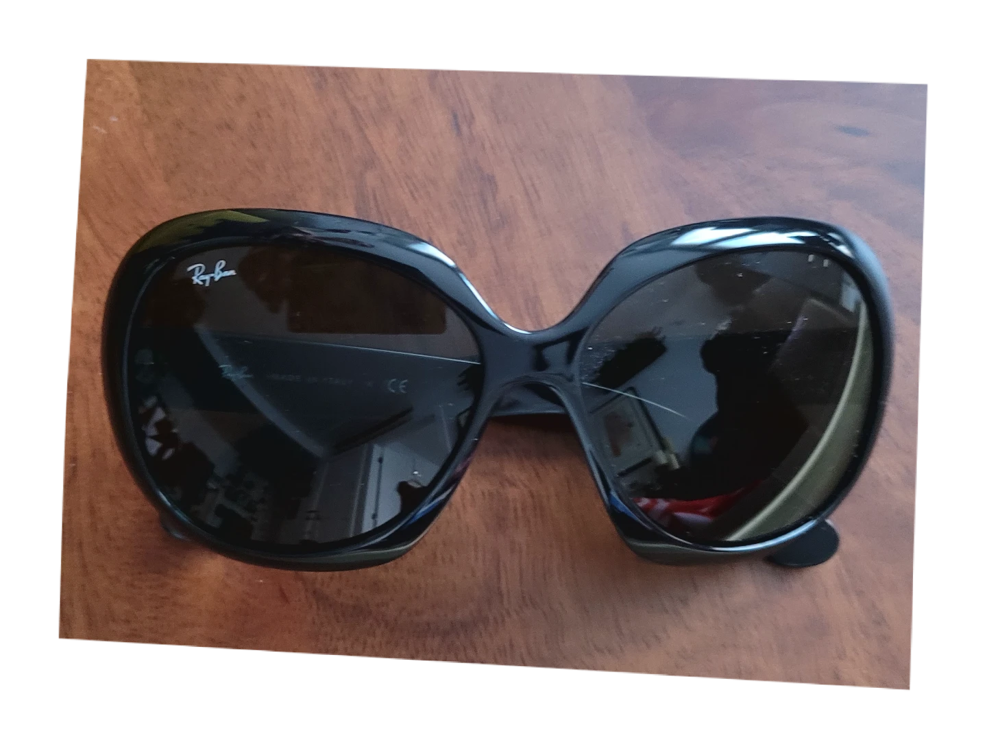 Ray-Ban Black Oversized Sunglasses with Case - photo 2