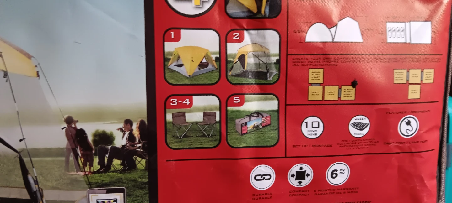 VENTURA 5 PCS Tent & Screen House Link Combo - photo 3