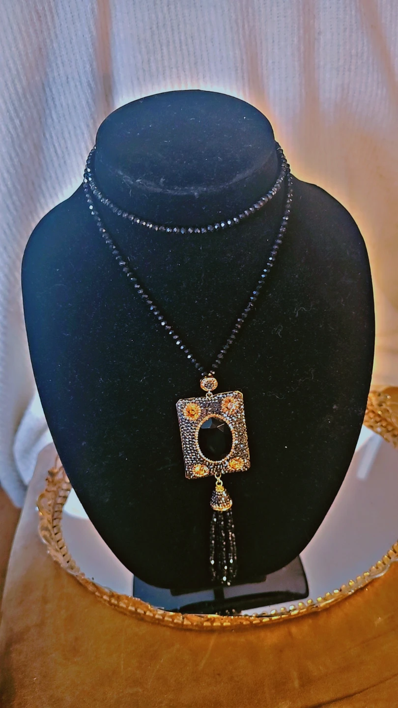Turkish Necklaces , long mala  with gemstones - photo 4