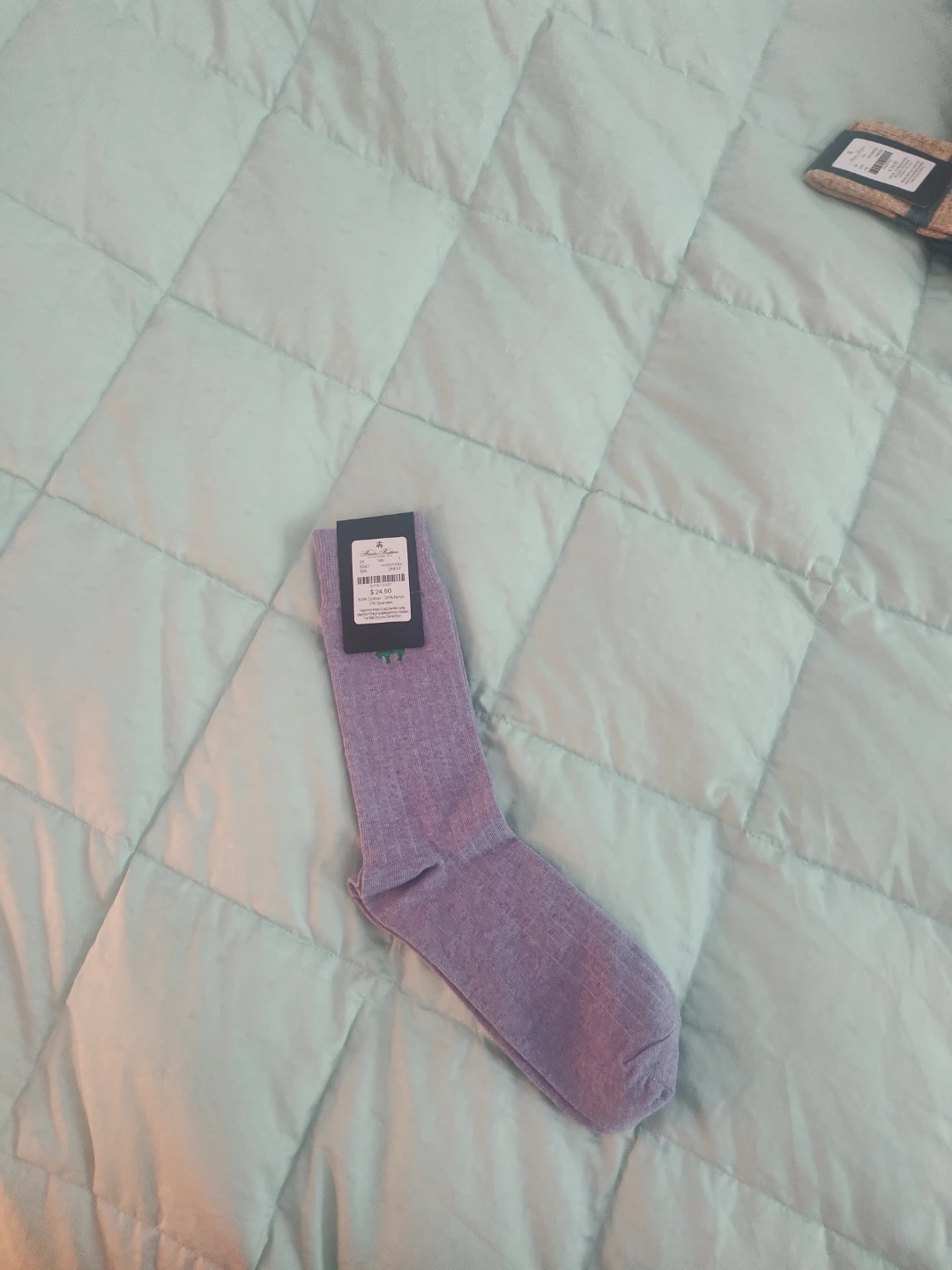 Brooks Brothers Men's Dress Fashion Socks - Lavender - photo 2
