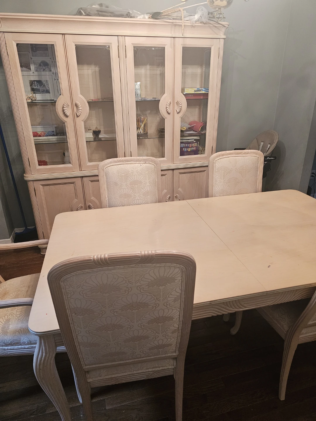 Dining Room Set - Table and Chairs with Hutch - photo 2