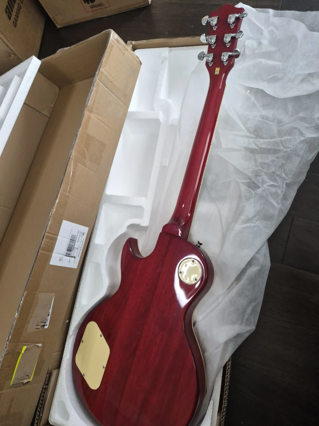 Leo Jaymz SC Series Electric Guitar - Cherry Sunburst - photo 5
