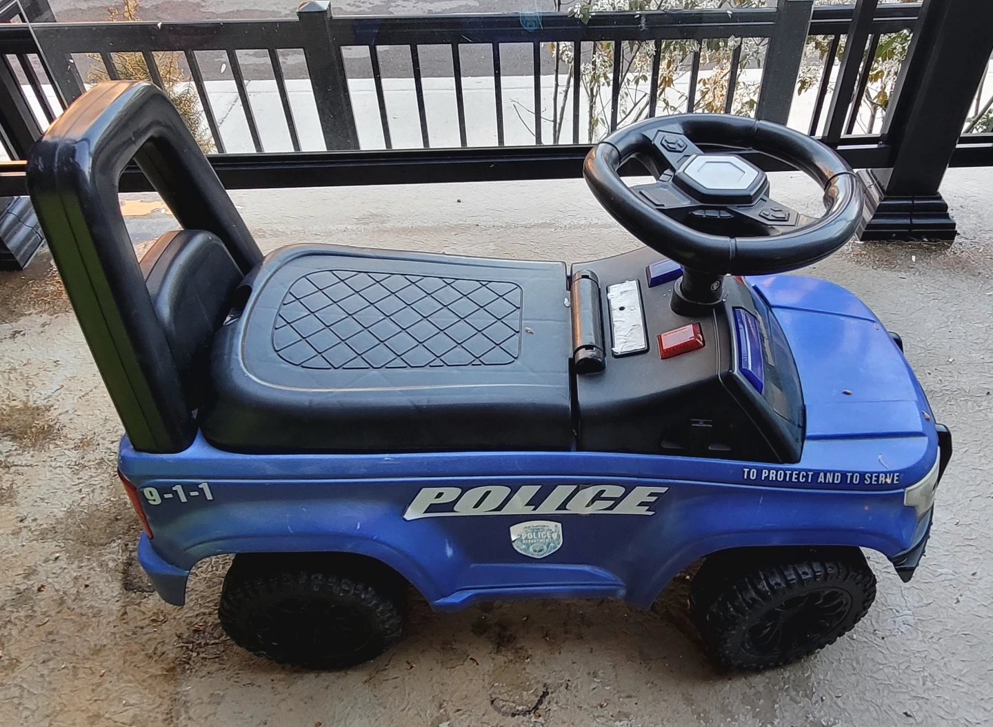Kids Police Ride-On Car
