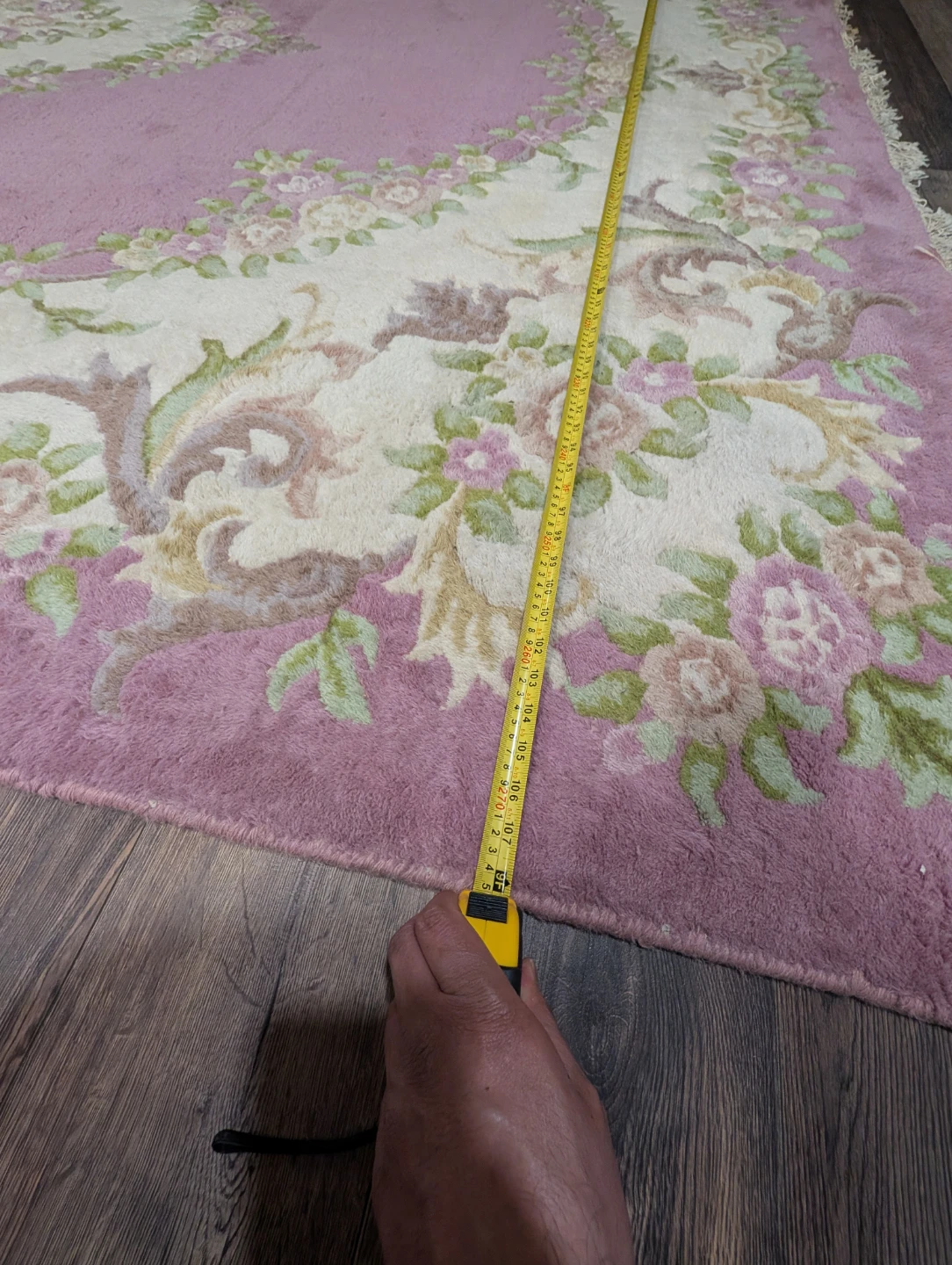 Pink Floral Area Rug - photo 4