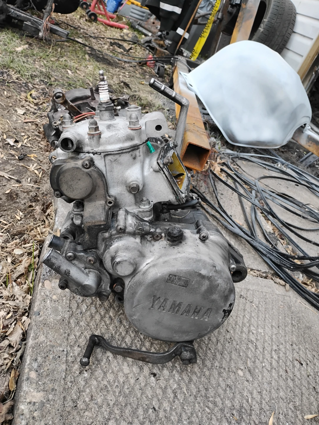1985 Yamaha YZ125 Motorcycle Engine