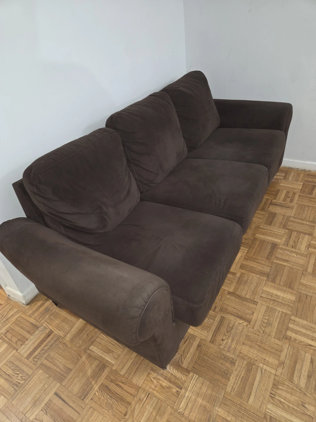 Dark Brown Sofa - photo 2