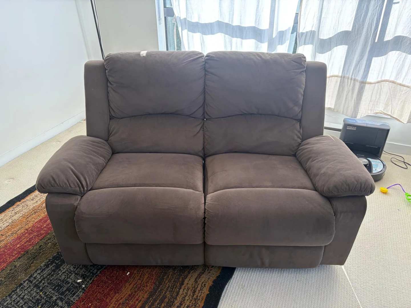 Brown Loveseat Recliner