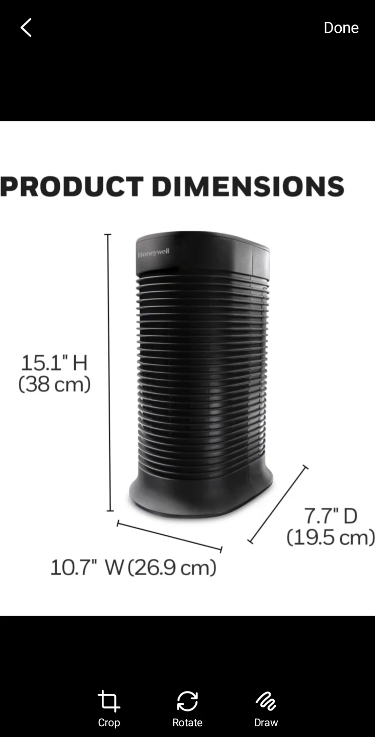 Honeywell HEPA Air Purifier - photo 2