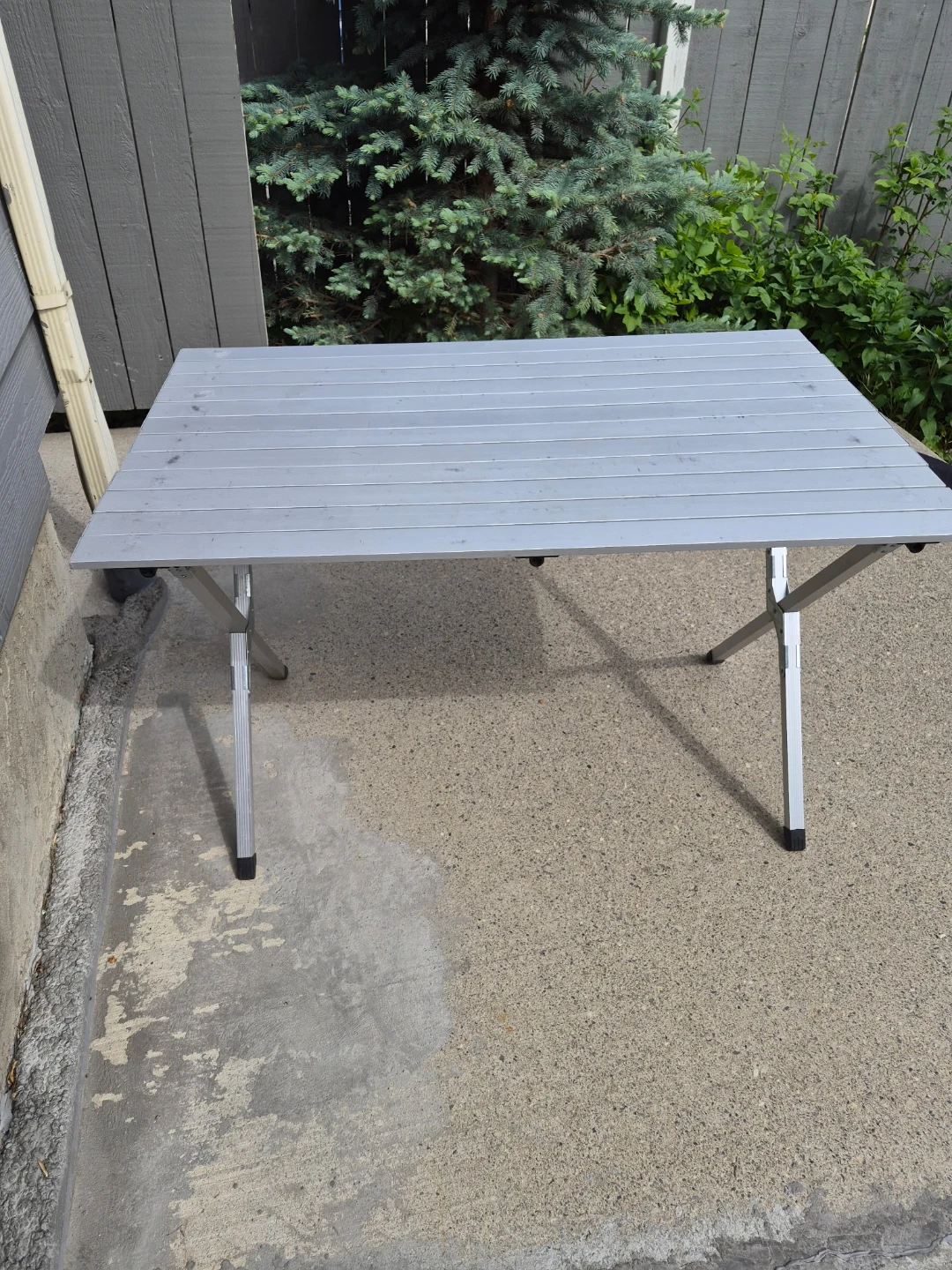 Aluminum Roll-Top Camping Table