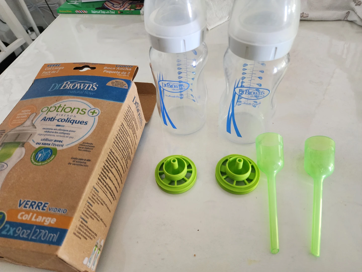 Dr. Brown's Options+ Anti-Colic Glass Bottles - 2x 9oz - photo 4