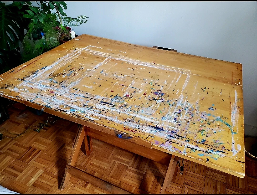 Vintage art / drafting table - photo 4