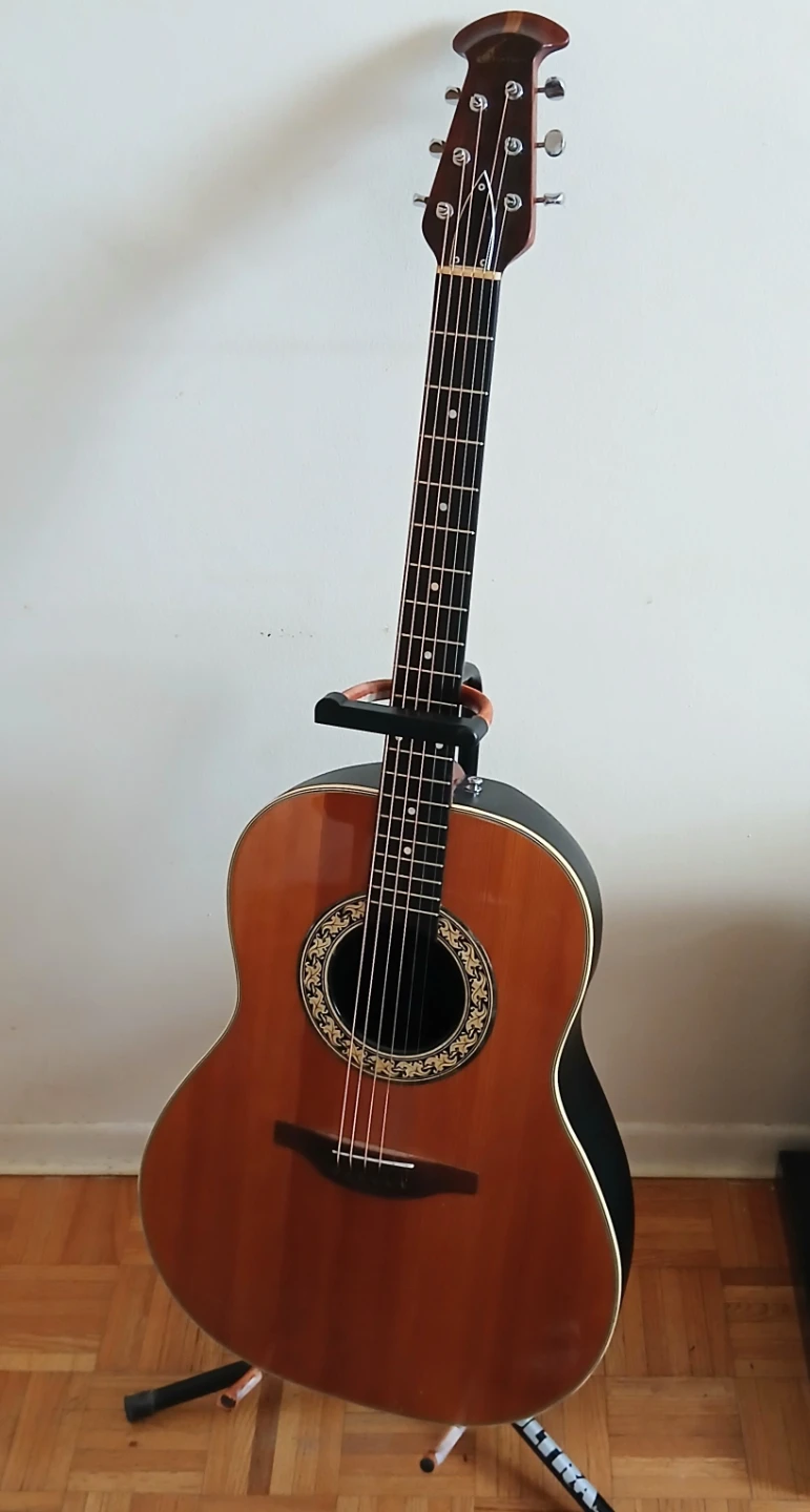 Late 60s early 70s Ovation Acoustic Guitar with Hard Case - photo 2