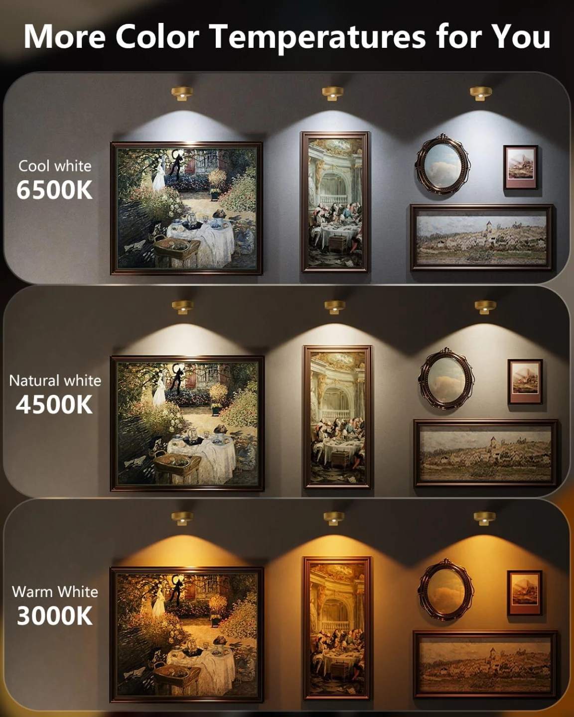 Picture Lights - Gold, 6 Pack - photo 5