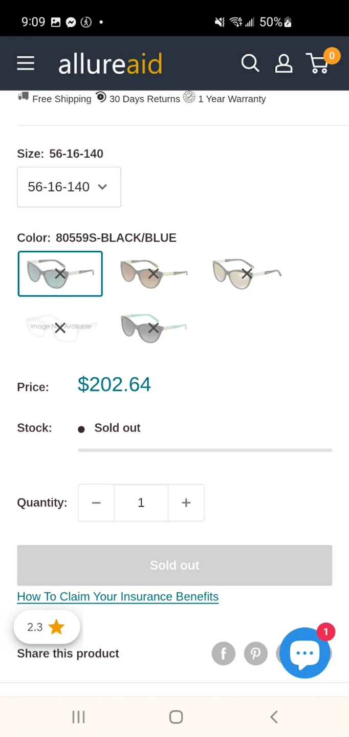 Tiffany TF4119 Cat Eye Sunglasses - photo 4