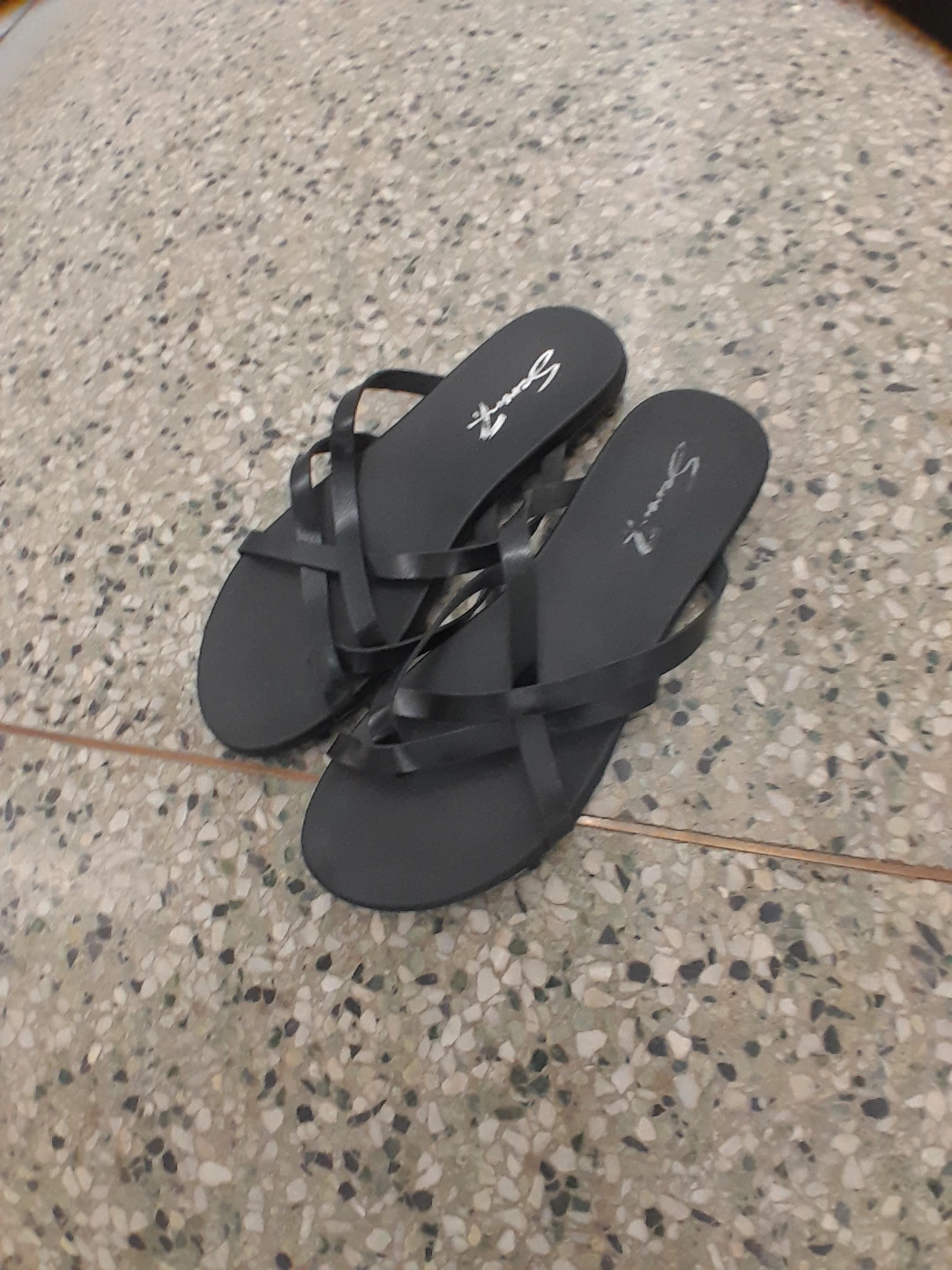 Black Strappy Sandals Women's Size 11