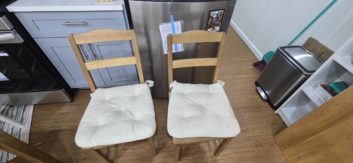 Wood Dining Table and Chairs Set - photo 3