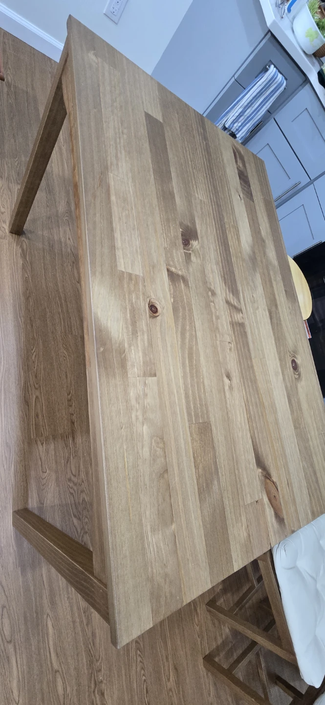 Wood Dining Table and Chairs Set - photo 4