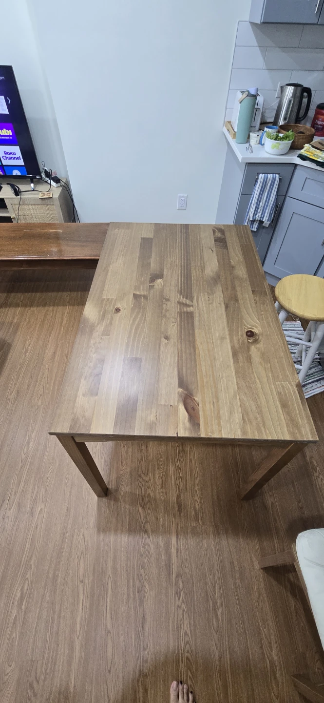 Wood Dining Table and Chairs Set - photo 5