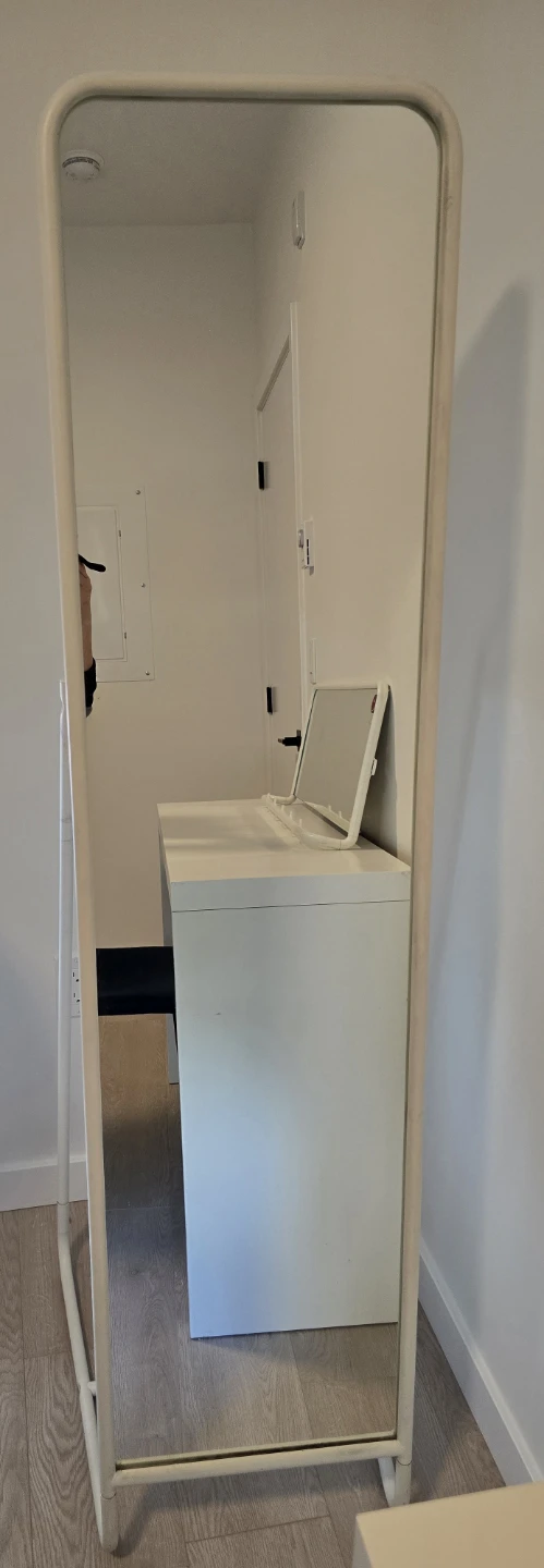 Floor Mirror with White Frame - photo 2