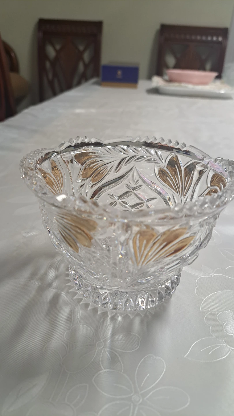 Crystal Candy Dish with Lid - photo 2