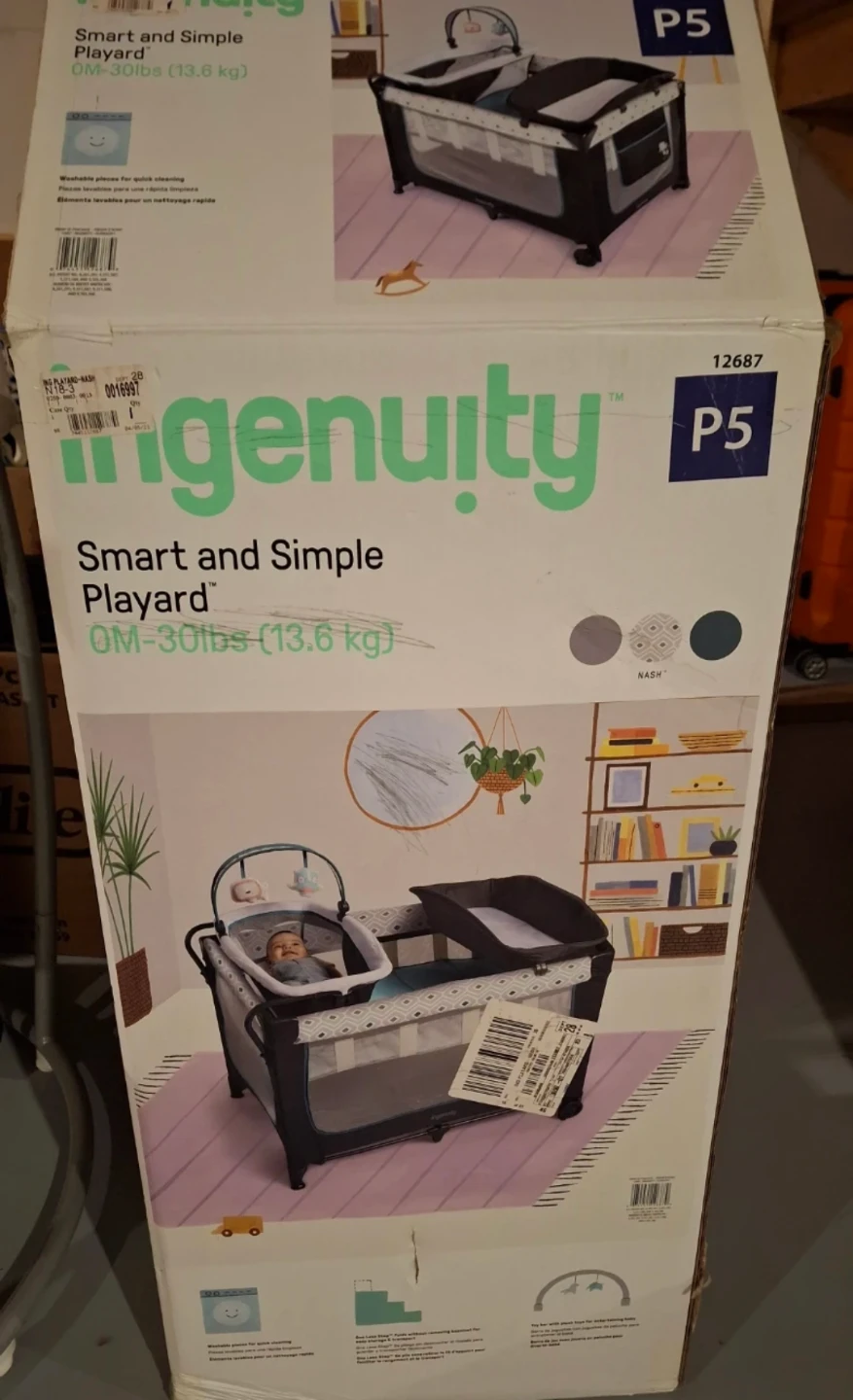 Ingenuity Smart and Simple Playard - Nash