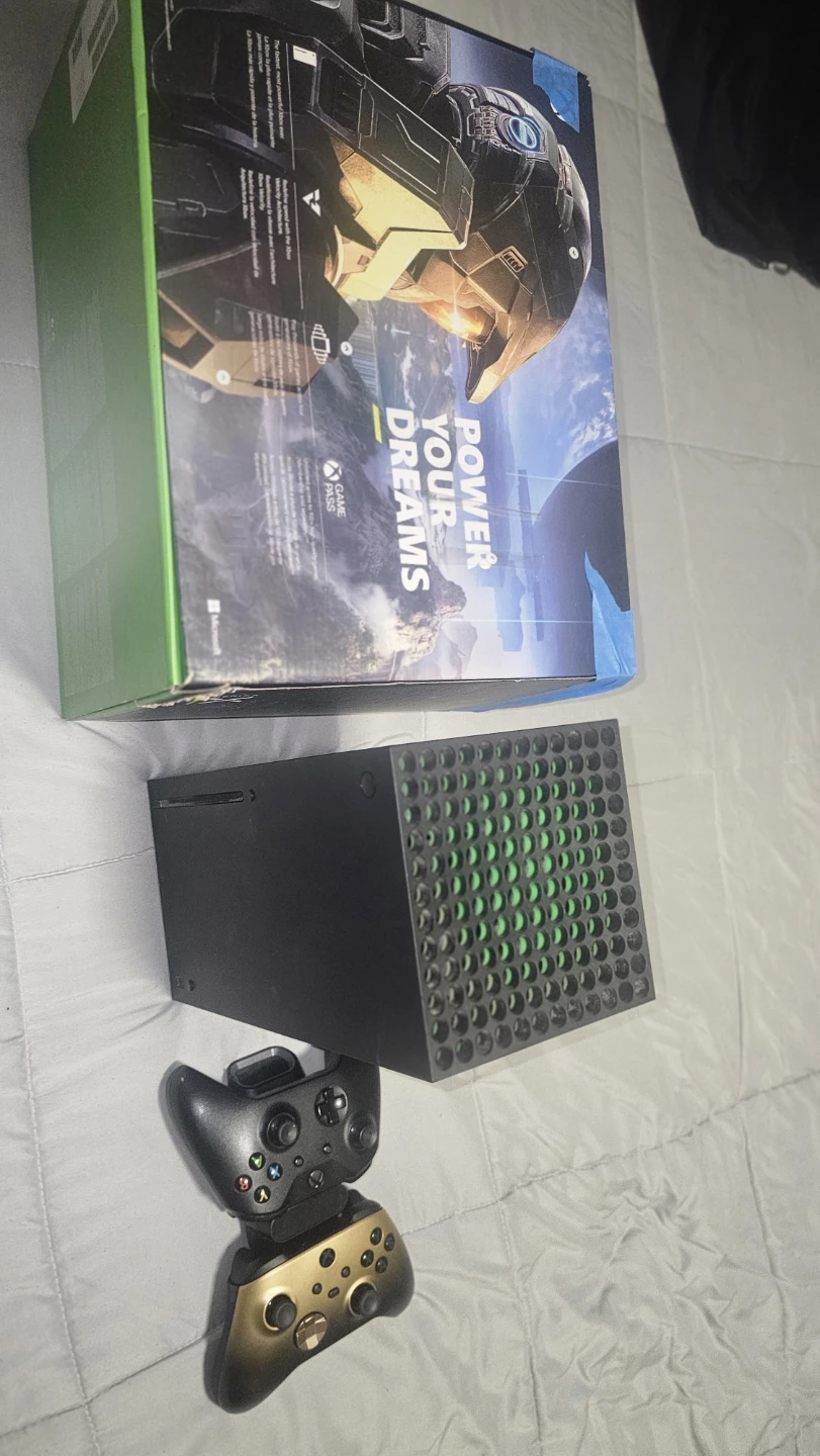 Xbox Series X Console with Controllers and Headset - photo 2