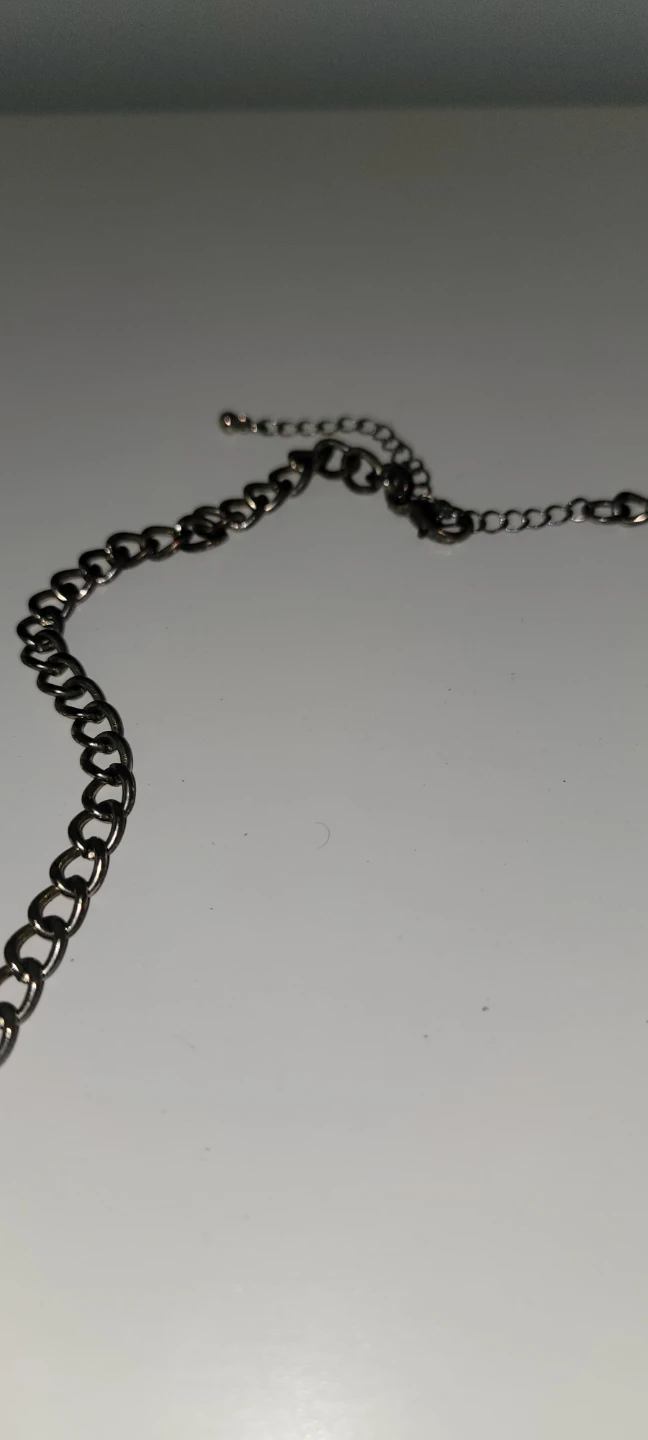 Silver Tone Chunky Chain Necklace - photo 4