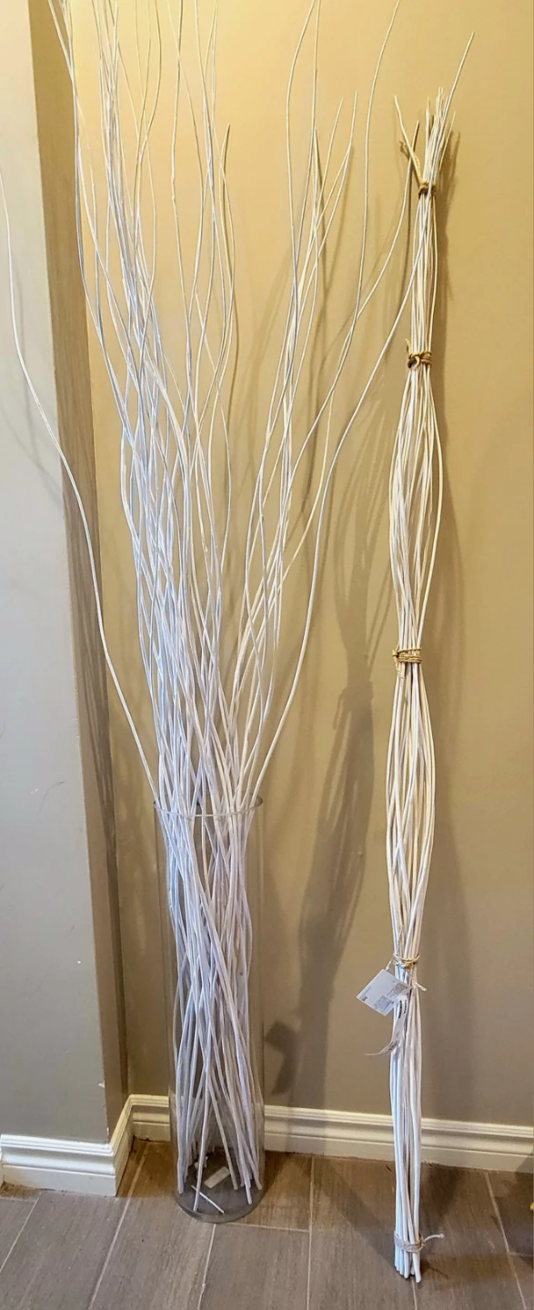 IKEA TORKA Dried Willow Bouquet - White, 150 cm