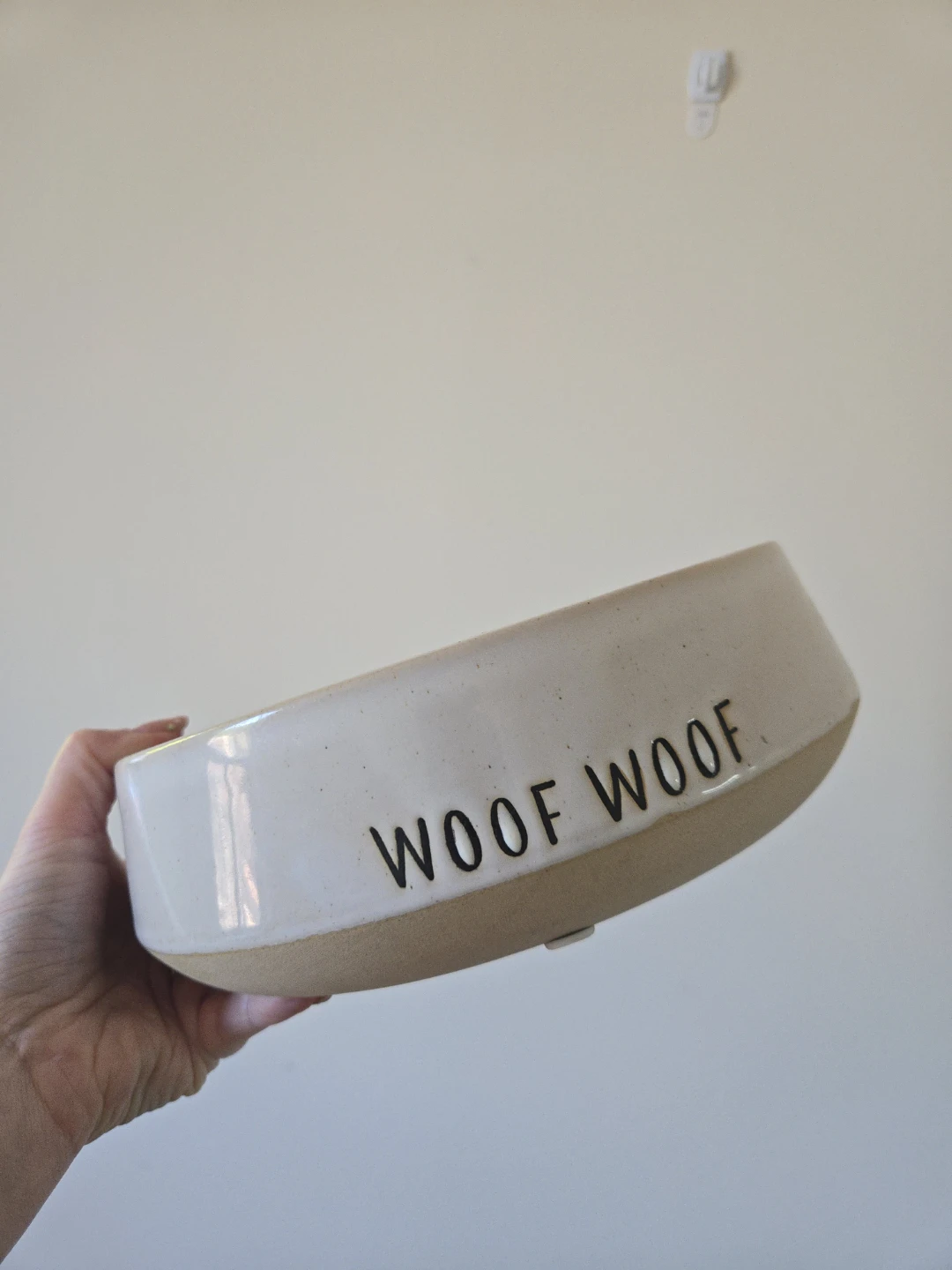 Large Ceramic Dog Bowl